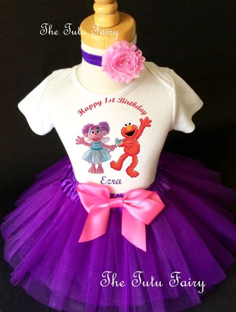 Abby Cadabby Fairy Pixie Elmo Purple Pink 1st First Girl