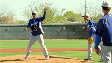 Dodger Pitchers Morning Spring Training Drills 3 8 2014 Youtube