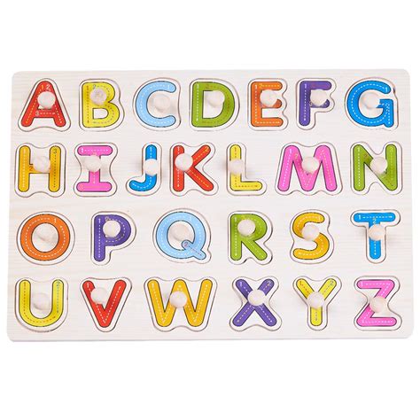 Buy Baybee Wooden English Alphabets And Color Learning Educational
