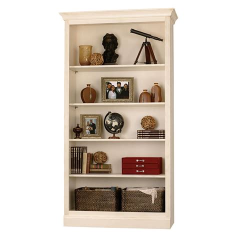 Howard Miller Oxford Bookcase Antique Vanilla Bookcase Shelves