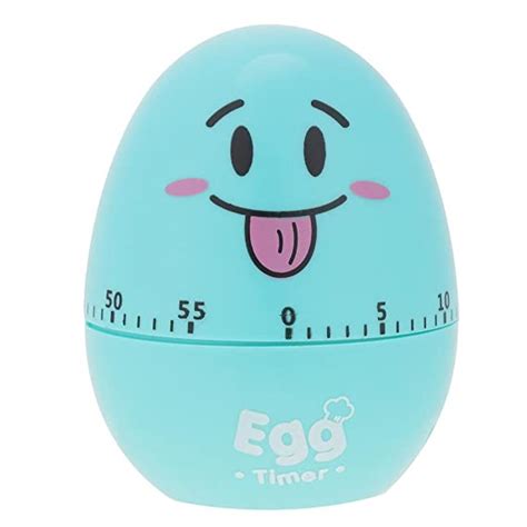 Egg Shaped Mechanical Rotating Alarm Manual Timer Wind Up