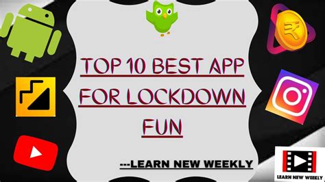 Top 10 Best App For Lockdown Fun 2021 Learn New Weekly Youtube