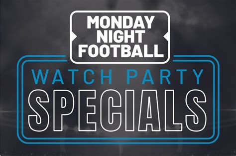 Nov 27 Legacy Hall Monday Night Football Watch Party Chicago Bears