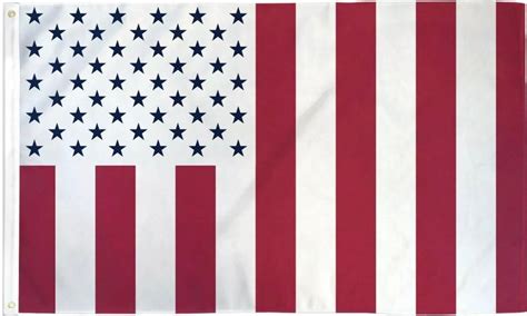 Us Civil Flag 3x5 Ft 50 Blue Stars United States America Usa American