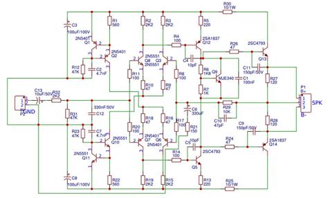 This circuit is given by emmanuel. Yiroshi-circuit-diagram-1500W | Amplificador de audio