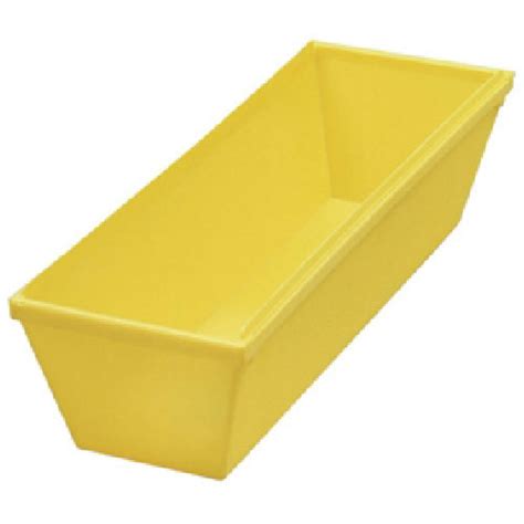 Richard Drywall Mud Pan Polypropylene Yellow 4 58 In W X 13 78