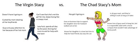 the virgin stacy vs the chad stacy s mom virginvschad