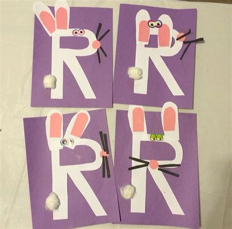 R Is For Rabbits Great Letter Craft For Preschoolers Learning The