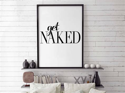 get naked poster motivation design modern motto swiss etsy