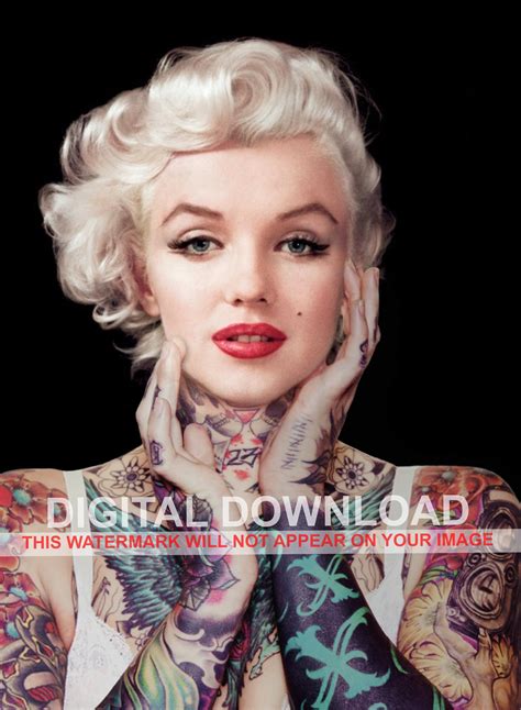 Discover 82 Marilyn Monroe With Tattoos Poster Super Hot Vn