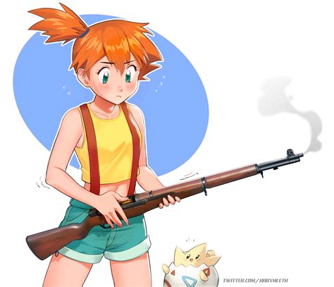 Misty And Togepi Pokemon And More Drawn By Mleth Danbooru