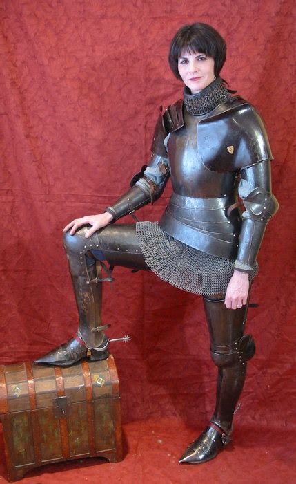 Babes In Armor Jeff Wassons Self Proclaimed Wife In Plate Armor
