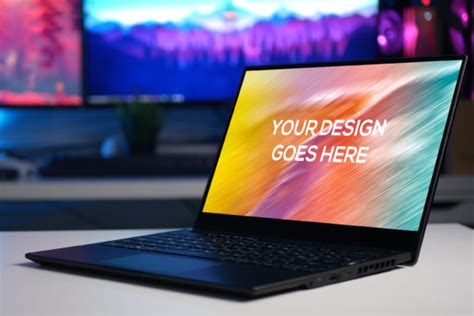 Asus Rog Laptop Mockup 14 Graphic By Relineo · Creative Fabrica