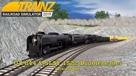 Up 844 And Slsf 1522 Doubleheader Trainz 2019 Youtube