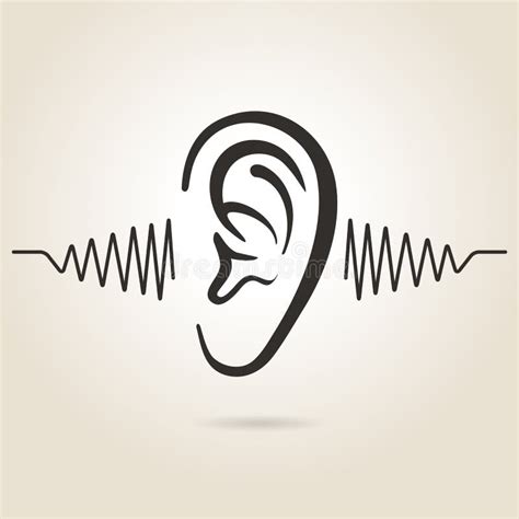 Ear Stock Vector Illustration Of Hearing Listen Object 37744881