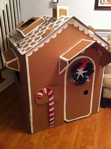 Cardboard Gingerbread House I Love Love Love This Idea It Would Be