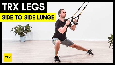 How To Trx Side To Side Lunge Step Side Lunge Hip Mobility Youtube