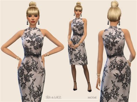 Silkandlace Dress By Paogae At Tsr Sims 4 Updates