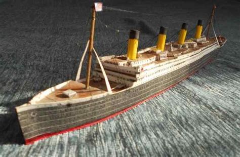 Papermau The Ephemeral Museum Rms Titanic Paper Model In 11200
