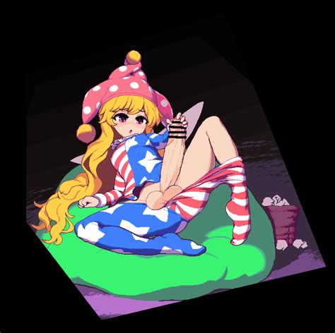 Namako Daibakuhatsu Clownpiece Touhou Animated Animated Gif Looping Animation Girl O