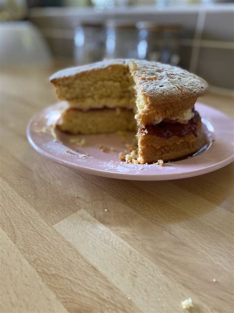 The classic victoria sandwich is always a teatime winner, every bite brings a taste of nostalgia, from bbc good food magazine. James Martin Victoria Sponge Recipe / John Whaite Victoria Sponge With Double Cream Recipe On ...