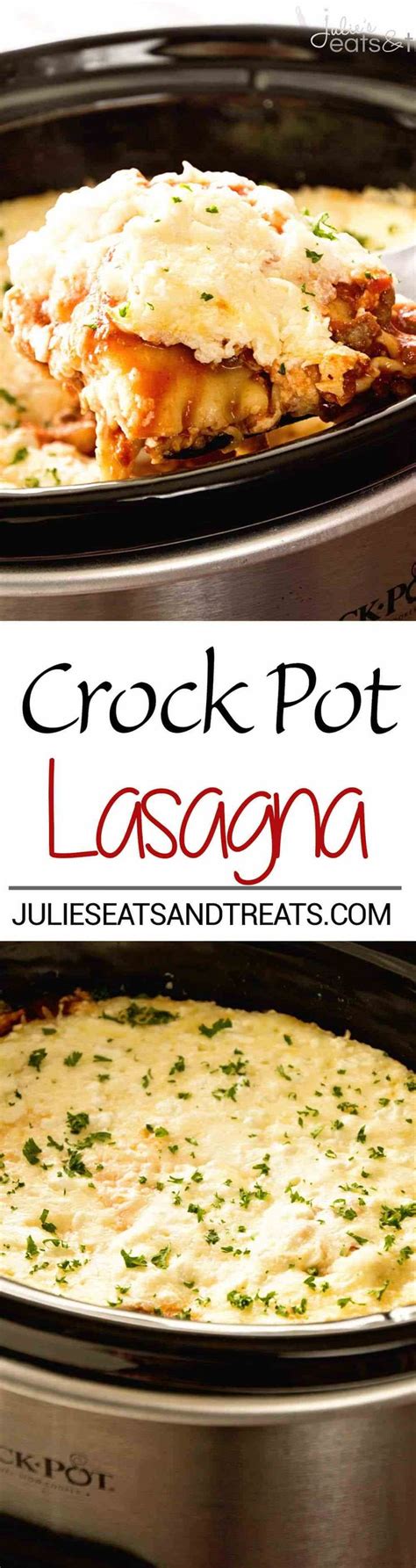 Crock Pot Lasagna Recipe ~ The Easiest Lasagna Recipe Youll Ever Make