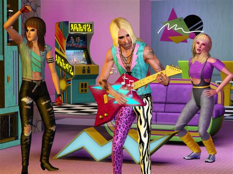 The Sims 3 70s 80s And 90s Stuff Pack Now Available