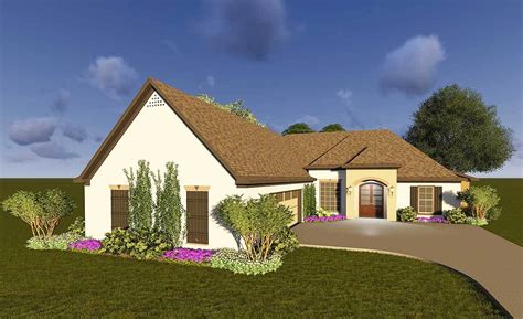 Southern House Plan With Courtyard Garage 83871jw Architectural