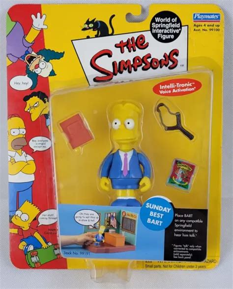 The Simpsons World Of Springfield By Playmates Sunday Best Bart 1595