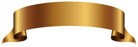 Banner Gold Clip Art Gold Banner Cliparts Png Download 80002489