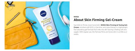 Nivea Skin Firming Toning Body Gel Cream ⋆ Bold Products Usa