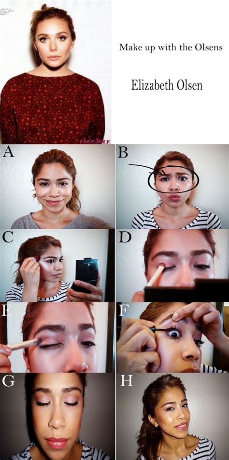 Makeup Tutorial Elizabeth Olsen Olsens On A Budget