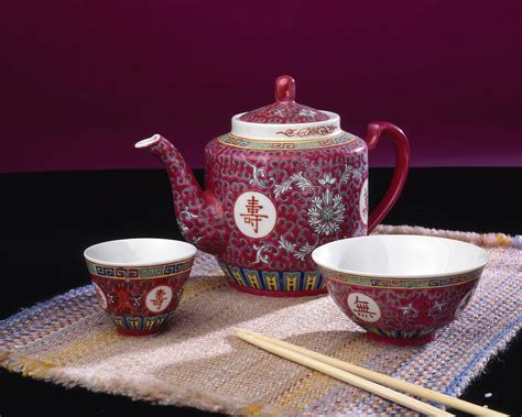 Yixing 1980's pear shape chinese teapot #7. Chinese Tea Set Photograph by Warren Gale