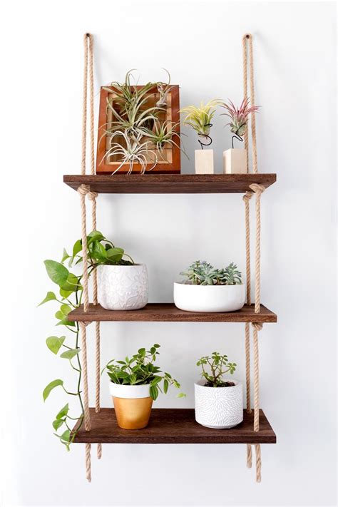 How To Bring A New Look In Your Home Decor With A Hanging Diy Shelf