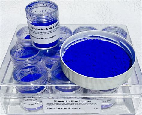 Ultramarine Blue Pigment Aurore Brunet