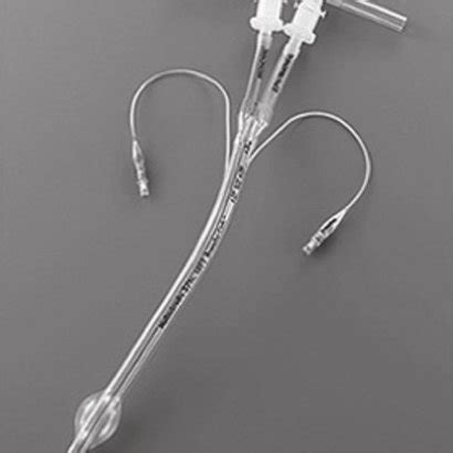 A Double Lumen Intubation Tube B Chest X Ray After Inserting A