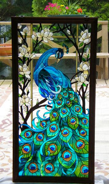 Looking for a informative video on how to apply transparent glass paints? DIY Faux Stained Glass Windows | BeesDIY.com