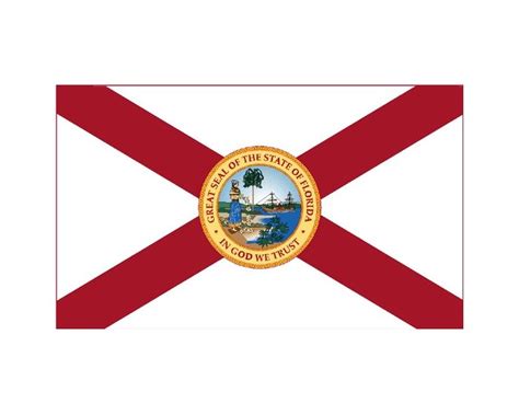 Annin Florida 3ft X 5 Ft Nylglo Nylon State Flag
