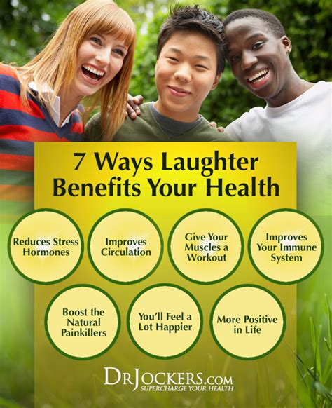 Ways Laughter Benefits Your Health DrJockers Com