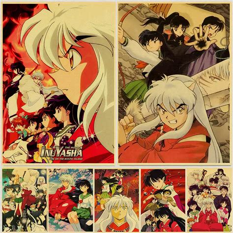 Anime Poster Inuyasha Wall Hd Scroll Poster Ts 6040cm Home Deocr