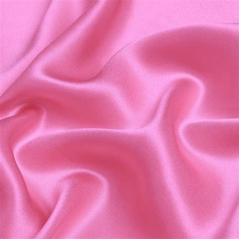 Sachet Pink Charmeuse Pure Silk Fabric For Fashion Apparel