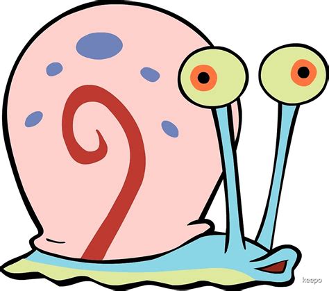 Gary The Snail By Keepo Redbubble