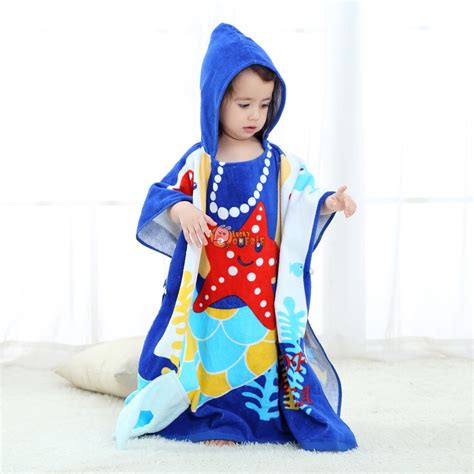 From standard beach towels to hooded ones, spotlight's range of children's towels feature every kid's favourite cartoon or fantasy figures. Kids Hooded Bath Towels Beach Towels Blue Sea Print ...