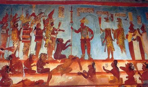 43 Pintura Mural Maya Bonampak 02