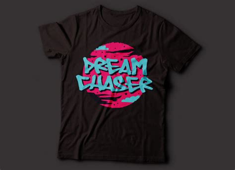 Dream Chaser Typography T Shirt Design Dreamer Typography Design