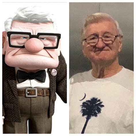 friend s grandfather looks like he was in the movie up r pics