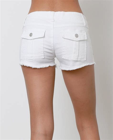 Jules Denim Shorts White In 2020 Womens White Jeans Shorts White Shorts