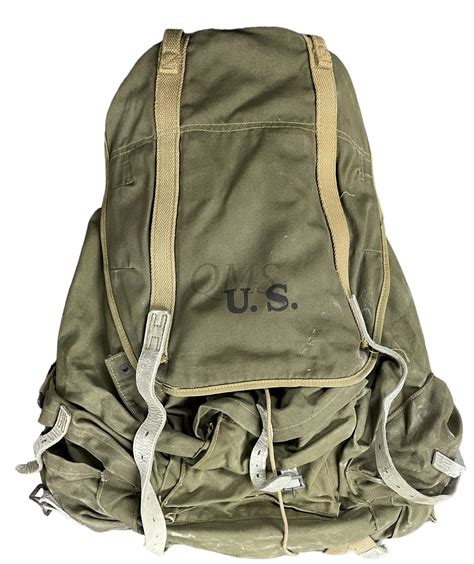 Us Wwii Army M1942 Mountain Backpack Rucksack With Frame