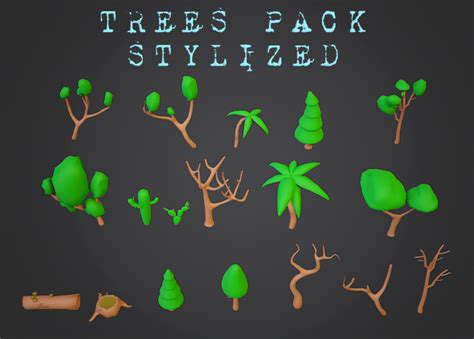 Stylized Trees Pack Blender Market