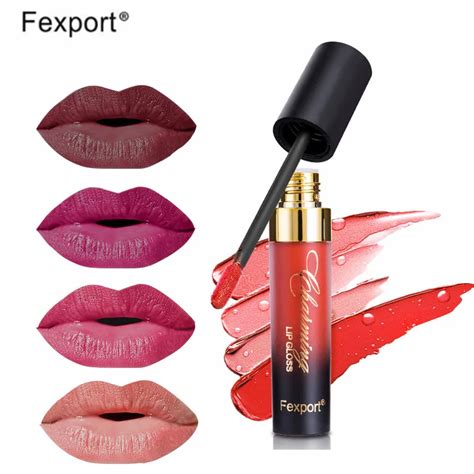 Fexport 12colorsset Long Lasting Matte Liquid Lipstick Kit Waterproof